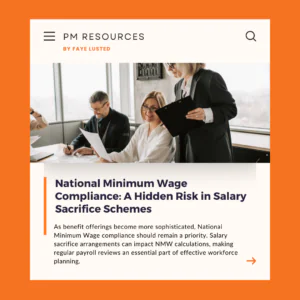 National Minimum Wage, Work schemes, UK Payroll, Payroll schemes